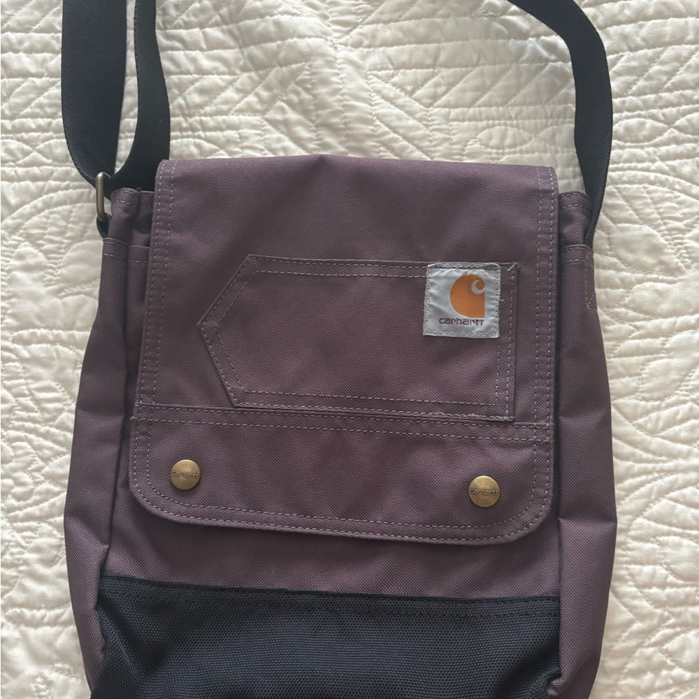 Carhartt Purple and Black crossbody